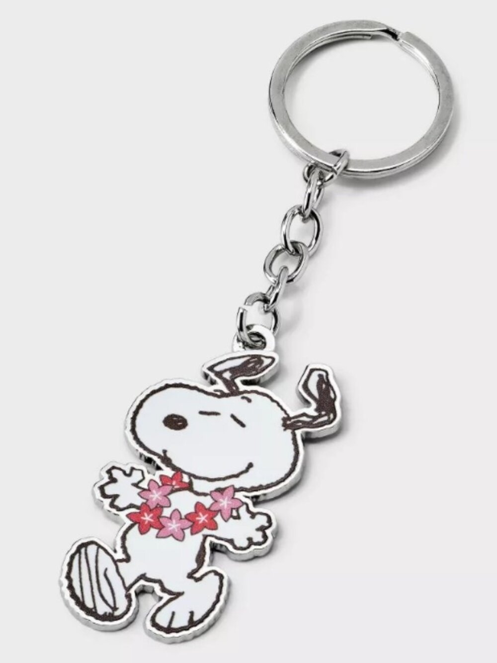 Snoopy Flowers Bag Charm Keychain NEW